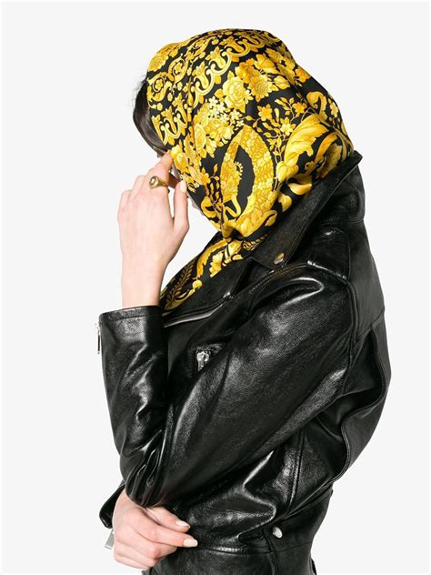 replica versace head scarf